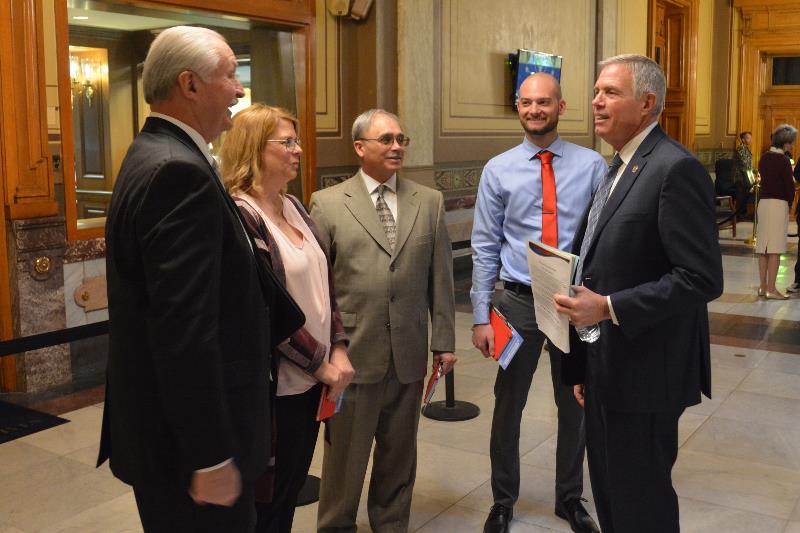 Meeting with legislators