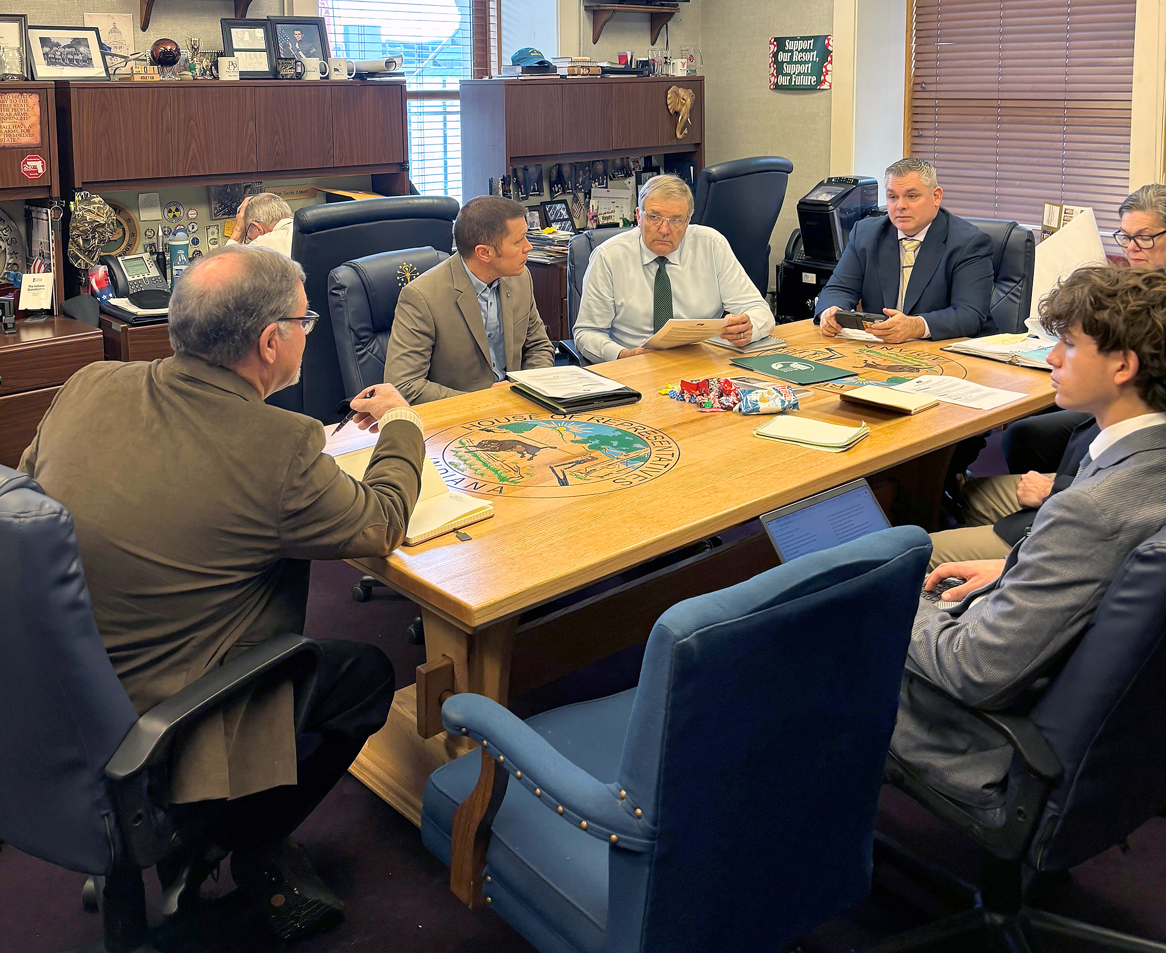 Allen Co with Reps. Heine and Judy