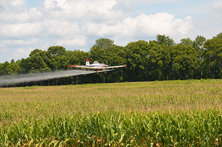Cropduster in the air