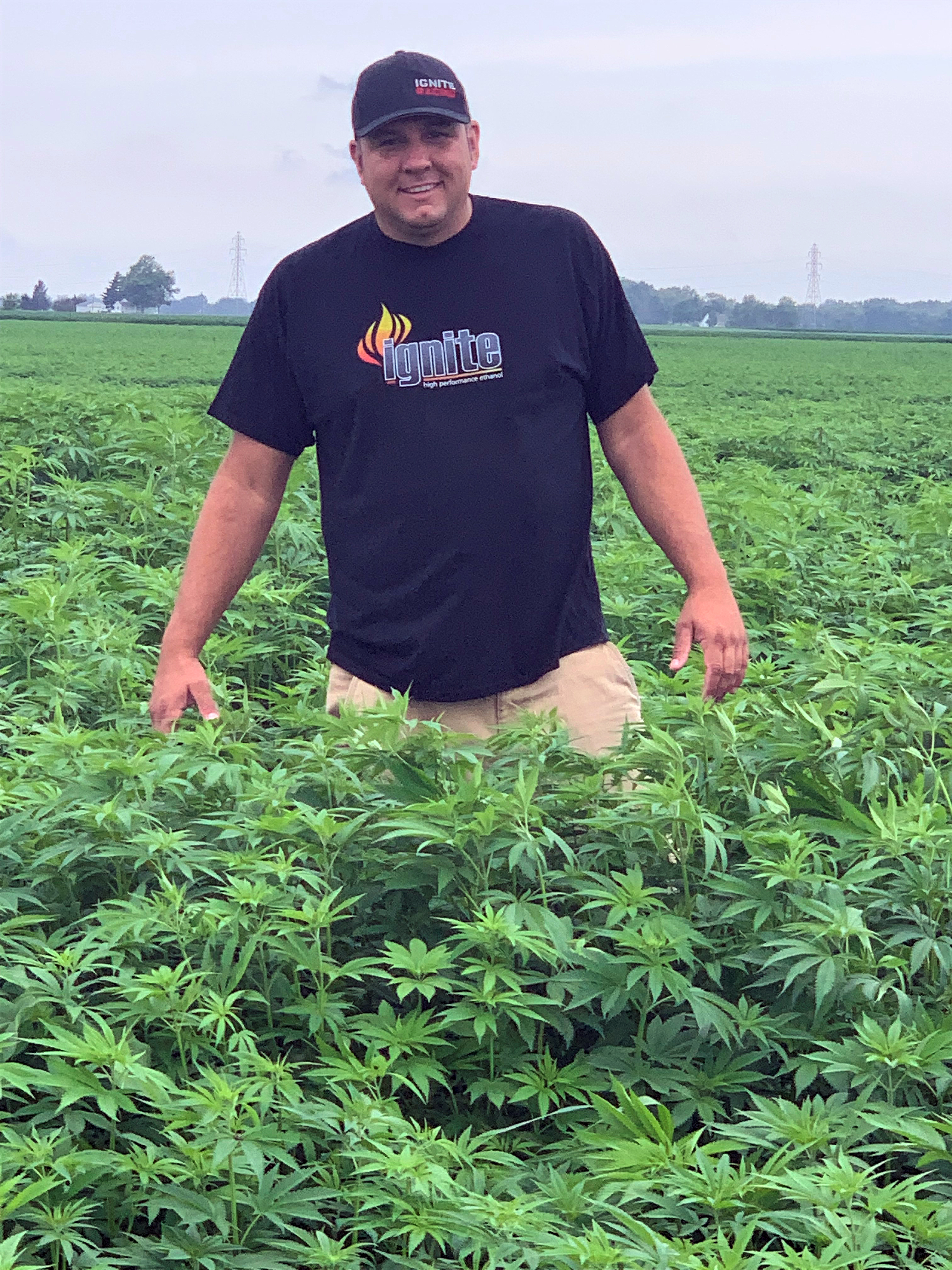 Hemp producer Jay Berry