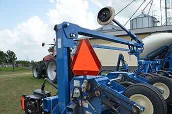 Rural road safety_triangular reflector