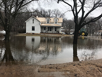 NE flooding-Flooded farm house_NEFB Photo