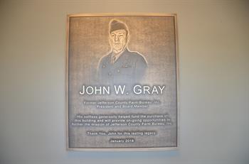 John W. Gray Plaque_Jefferson County Farm Bureau